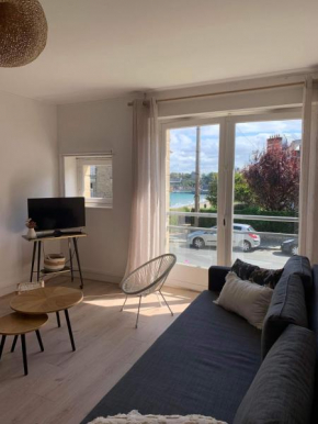 Appartement 40m2 vue sur mer accès direct plage et parking privé